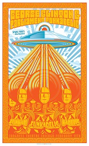 George Clinton & Parliament – Funkadelic poster by Jim Ford |